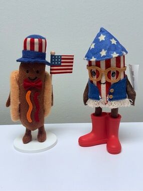 Target 2026 Summer/4th of July Bullseye's Playground Hot Dog & Rocket Set of 2